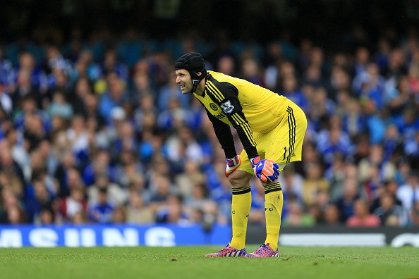 Petr Cech of Chelsea during the Barclays Premier League 