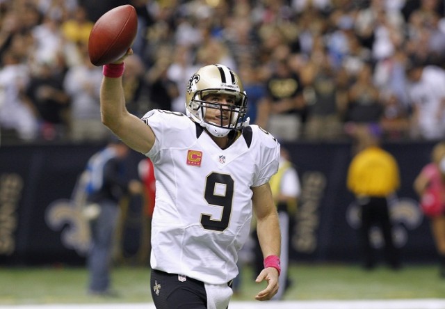 Drew Brees Gets Record Breaking Ball