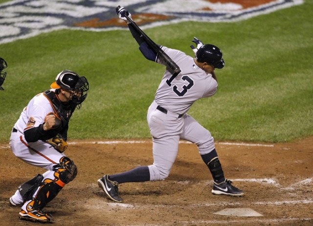 Alex Rodriguez Strikes Out Game 2