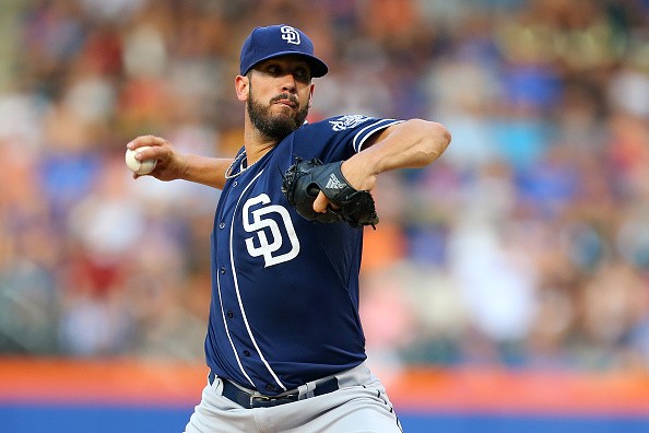 James Shields #33 of the San Diego Padres 