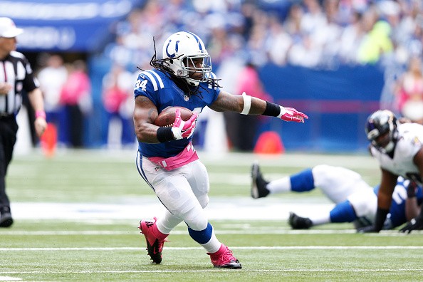 Trent Richardson #34 of the Indianapolis Colts