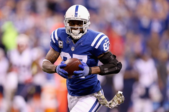 Reggie Wayne #87 of the Indianapolis Colts