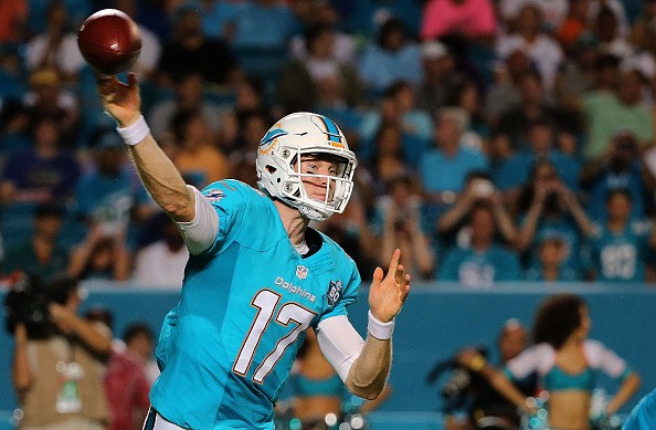 Ryan Tannehill #17 of the Miami Dolphins 