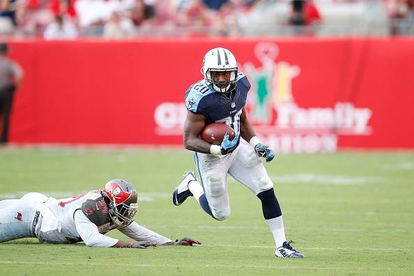 Bishop Sankey #20 of the Tennessee Titans