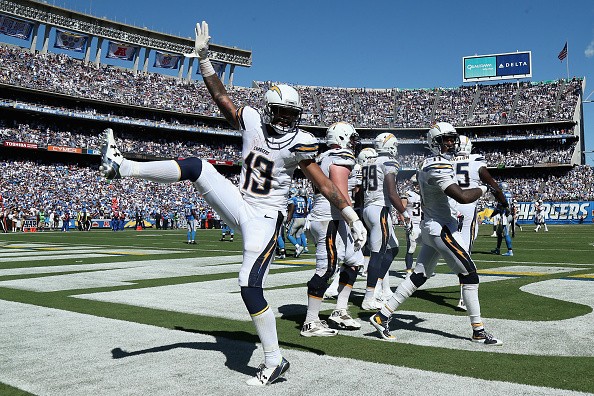Wide receiver Keenan Allen #13 of the San Diego Chargers