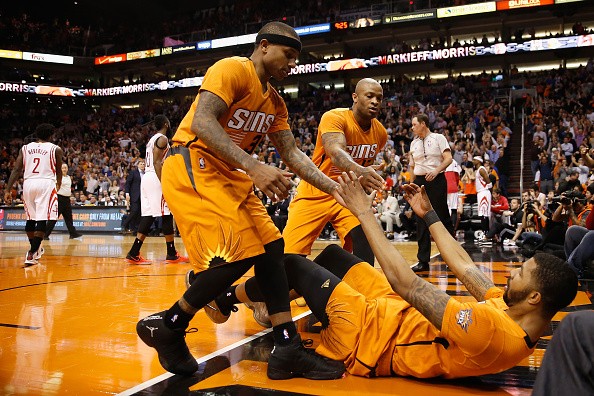 Markieff Morris #11 of the Phoenix Suns