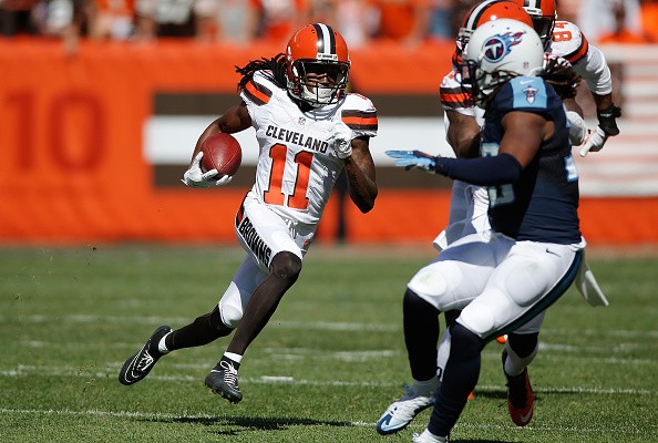 Travis Benjamin #11 of the Cleveland Browns