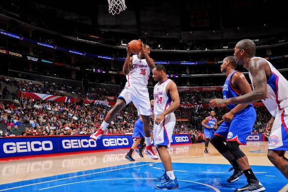 DaJuan Summers #35 of the Los Angeles Clippers
