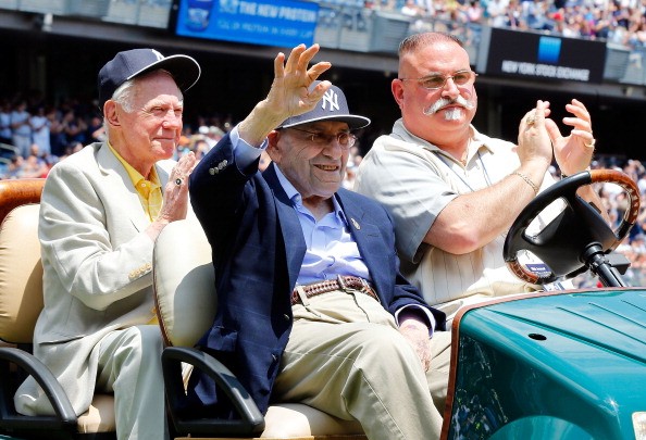 Baseball Hall of Famer and former New York Yankee Yogi Berra