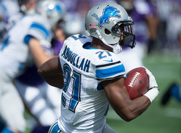 Ameer Abdullah #21 of the Detroit Lions
