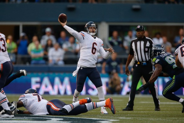 Quarterback Jay Cutler #6 of the Chicago Bears