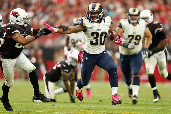 Running back Todd Gurley #30 of the St. Louis Rams