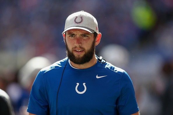 Andrew Luck #12 of the Indianapolis Colts