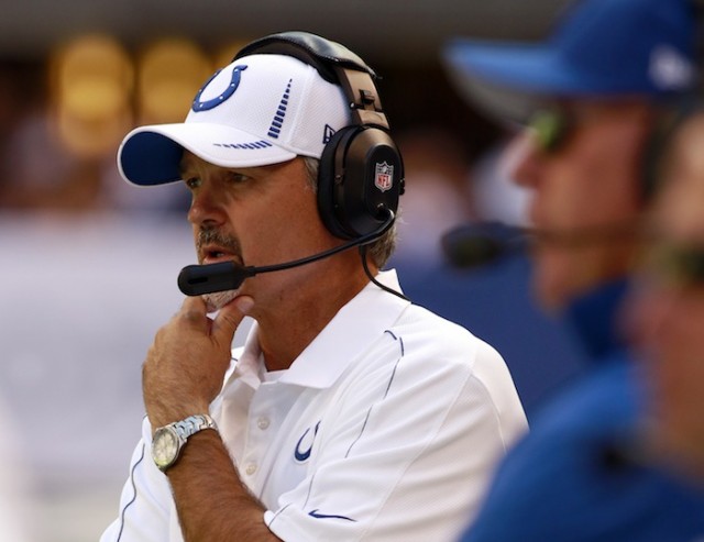 Indianapolis Colts head coach Chuck Pagano