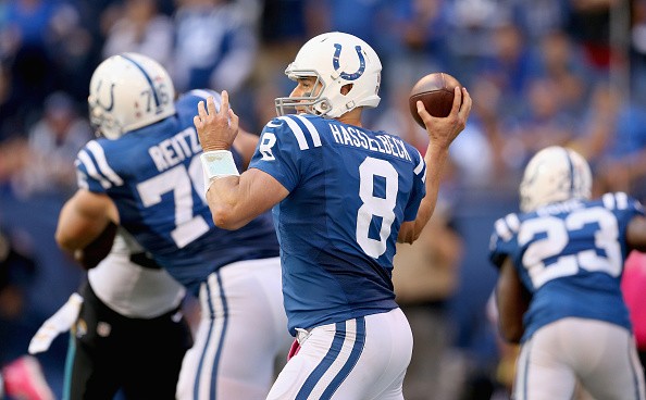 Matt Hasselbeck #8 of the Indianapolis Colts