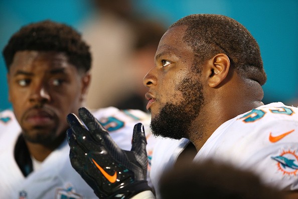 Ndamukong Suh #93 of the Miami Dolphins