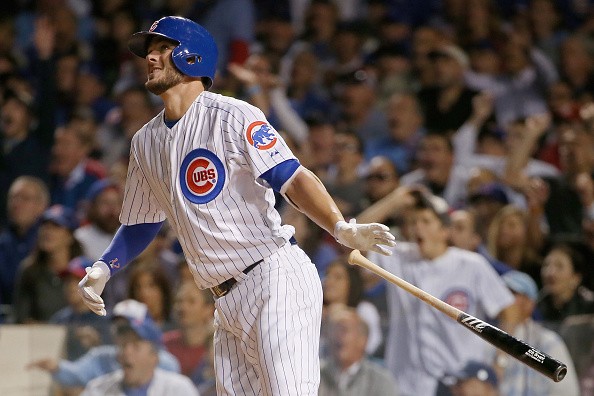 Kris Bryant #17 of the Chicago Cubs