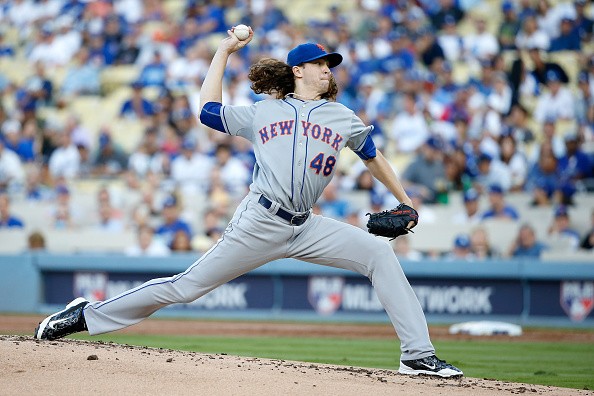 Jacob deGrom #48 of the New York Mets 