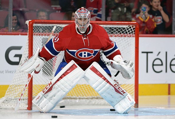Carey Price #31 of the Montreal Canadiens 