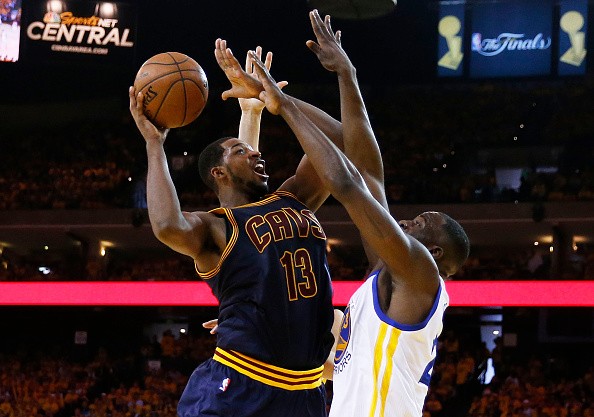Tristan Thompson #13 of the Cleveland Cavaliers
