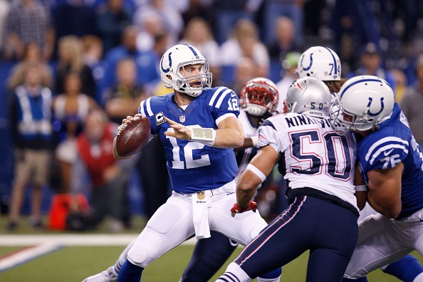 Andrew Luck #12 of the Indianapolis Colts 