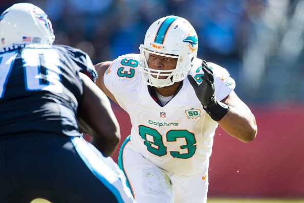 Defensive tackle Ndamukong Suh #93 of the Miami Dolphins