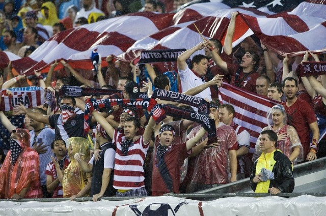 USA Fans at World Cup Qualifiers