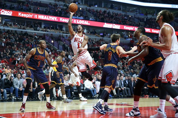 The Chicago Bulls' Derrick Rose