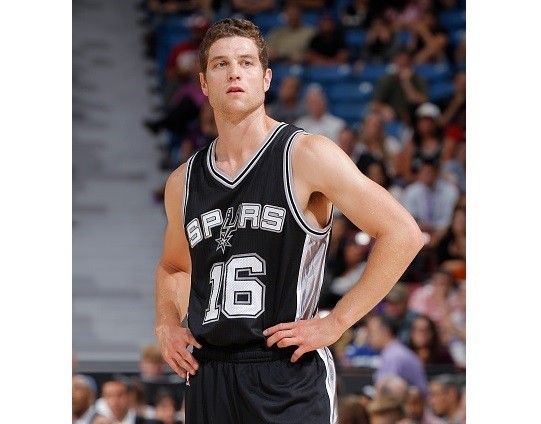 Jimmer Fredette #16 of the San Antonio Spurs