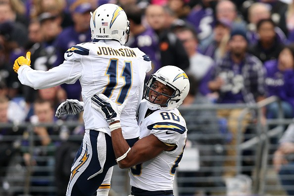 Wide receiver Malcom Floyd #80 of the San Diego Chargers