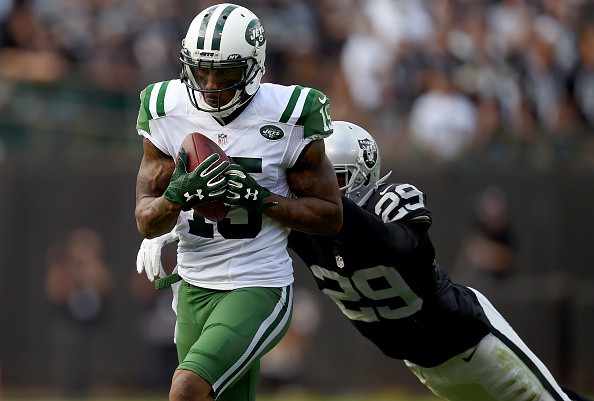 Wide receiver Brandon Marshall #15 of the New York Jets