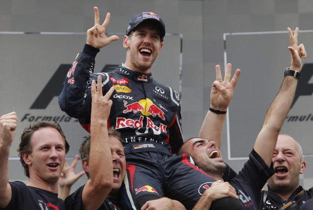 Sebastian Vettel final race wins championship
