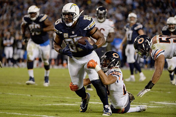 Antonio Gates #85 of the San Diego Chargers