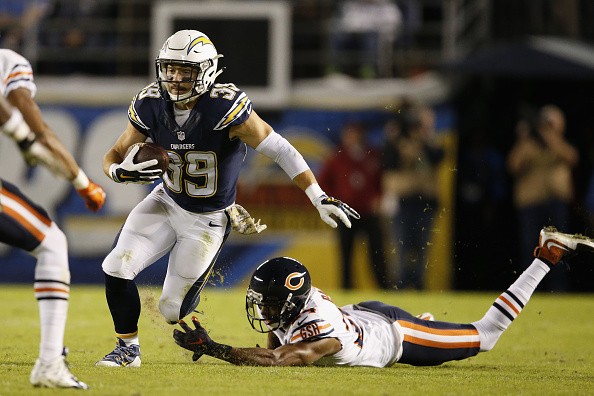 Danny Woodhead #39 of the San Diego Chargers 