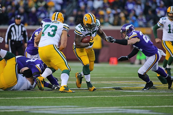 Eddie Lacy #27 of the Green Bay Packers
