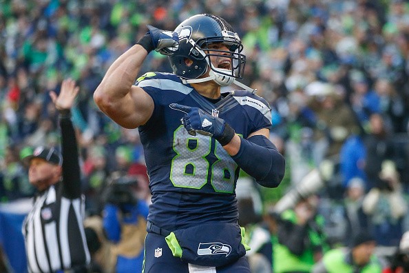 Tight end Jimmy Graham #88 of the Seattle Seahawks