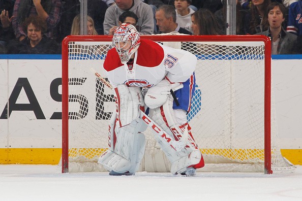 Carey Price #31 of the Montreal Canadiens