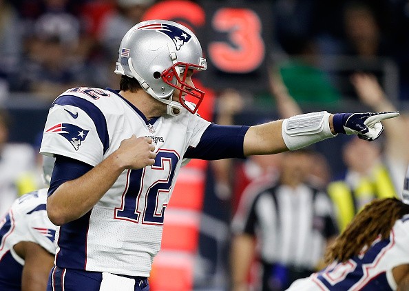 Tom Brady #12 of the New England Patriots