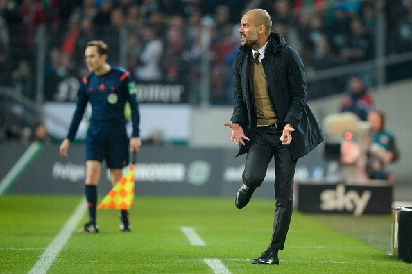 Bayern Munich's Spanish head coach Pep Guardiola 