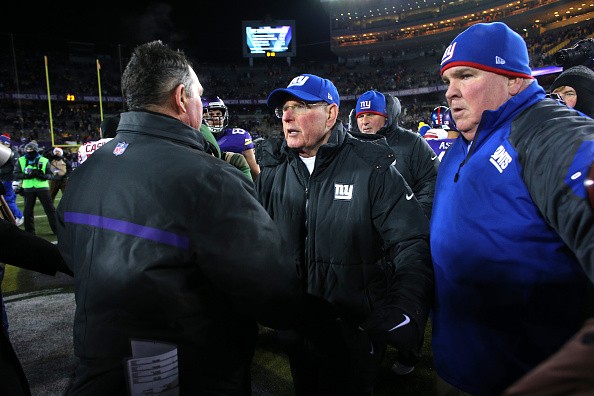 Tom Coughlin of the New York Giants