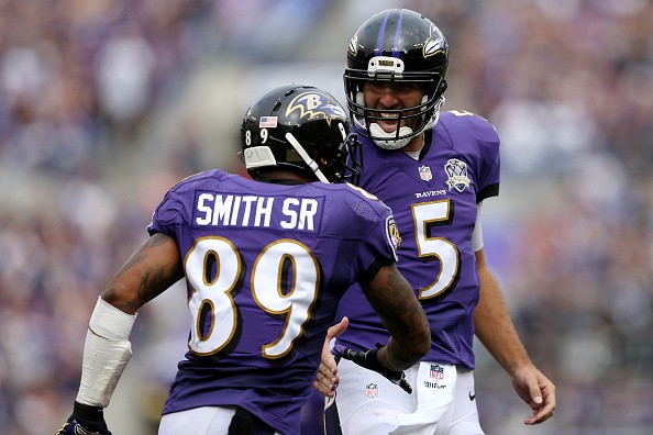 Wide receiver Steve Smith #89 of the Baltimore Ravens 