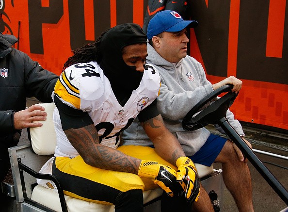 DeAngelo Williams #34 of the Pittsburgh Steelers 