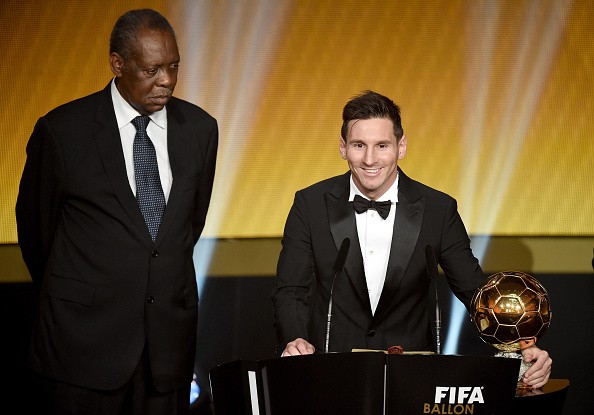 FIFA Ballon d'Or winner Lionel Messi 