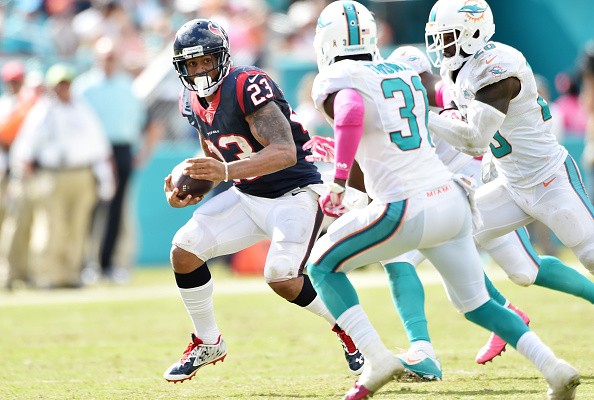 Running back Arian Foster #23 of the Houston Texans