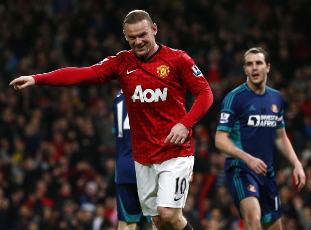 Wayne Rooney Manchester United Sunderland