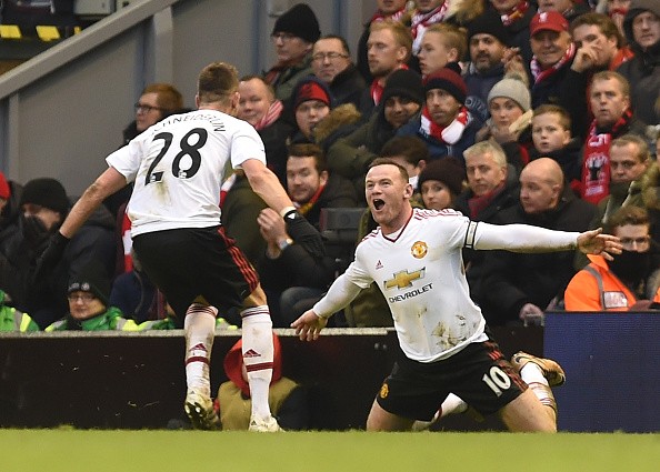 Wayne Rooney of Manchester United 
