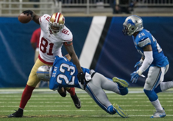 Anquan Boldin #81 of the San Francisco 49ers