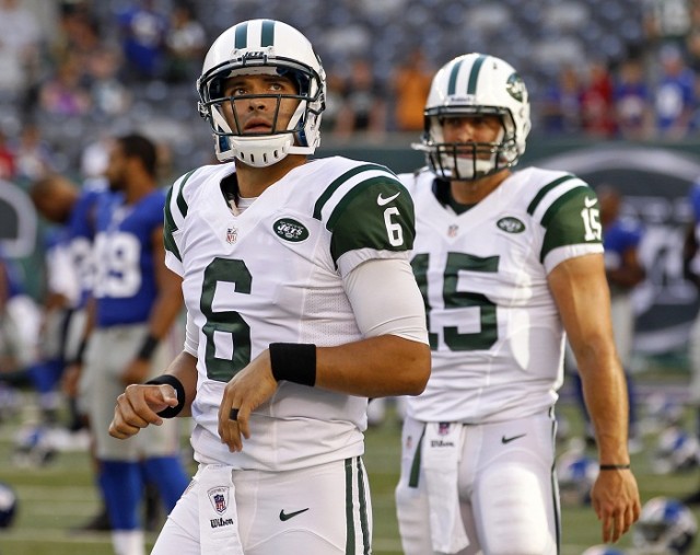 New York Jets quarterback Mark Sanchez 