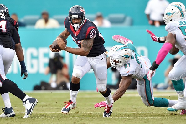 Running back Arian Foster #23 of the Houston Texans