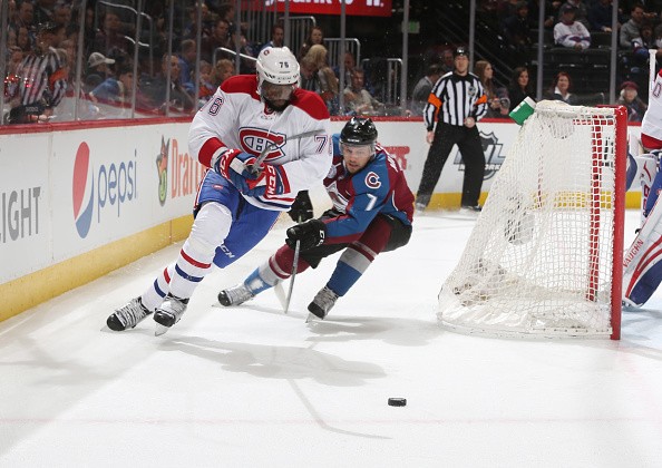 P.K. Subban #76 of the Montreal Canadiens